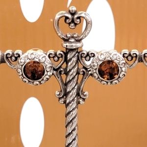 BRIGHTON GOLDEN LIGHTS TOPAZ POST EARRINGS NWOT